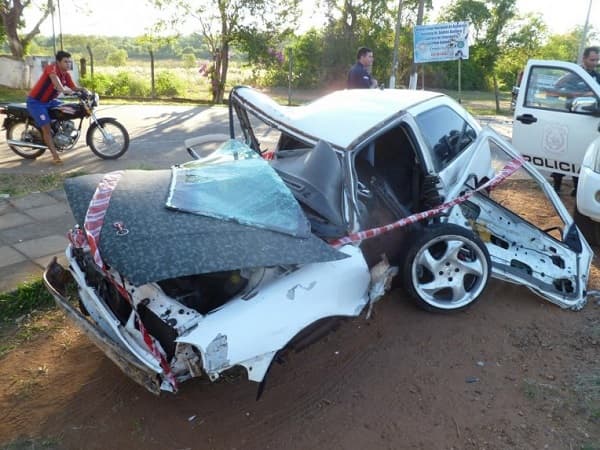 Triple choque deja como saldo dos heridos en Quiindy