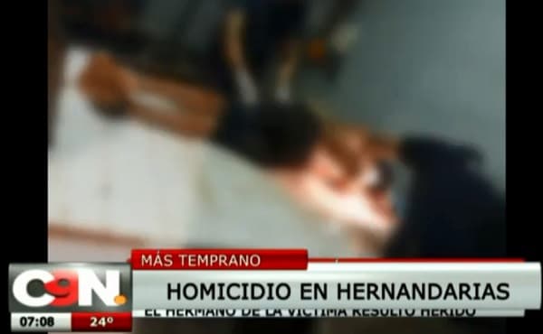 Asesinan a un hombre y hieren a su hermano en Hernandarias