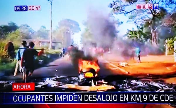 Varios heridos en desalojo en el este