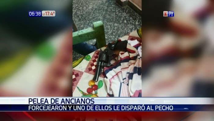 Anciano balea a familiar al negarse a tomar medicamentos