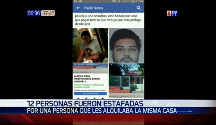 12 personas estafadas alquilaron el mismo dúplex