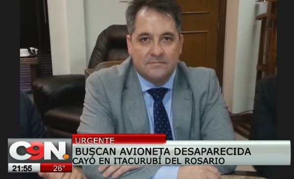 Aeronave boliviana desaparece en Itacurubí del Rosario