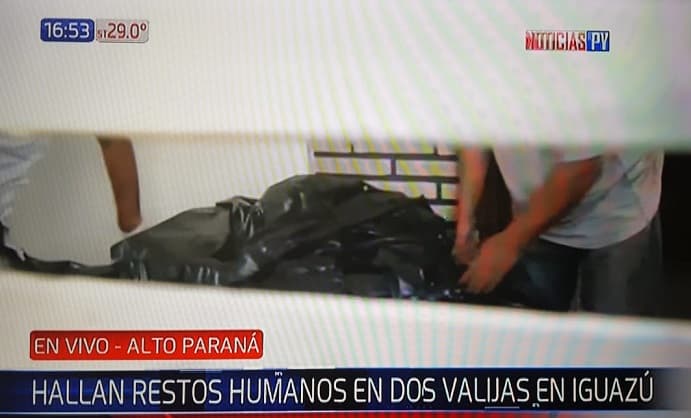 Hallan cuerpo descuartizado y distribuido en valijas