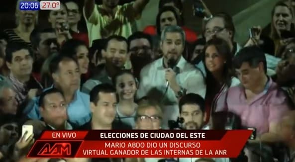 Abdo Benítez celebra victoria de su candidato y destaca el “cambio”
