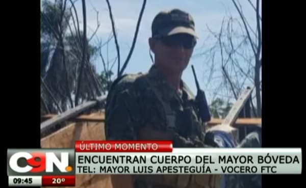 Hallan cuerpo de militar desaparecido en Concepción