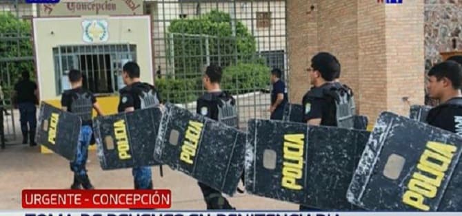 Rehenes y un herido en motín en cárcel de Concepción