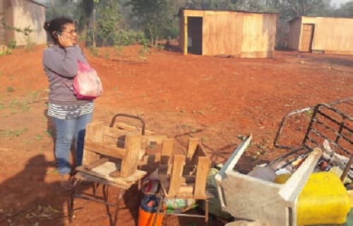 Mujer cuenta cuánto pagaba para ocupar terreno luego de desalojo