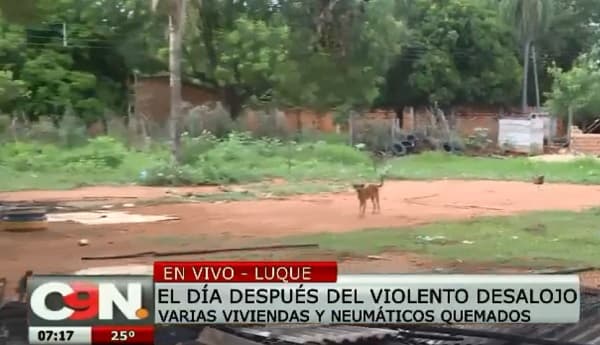 Así está la propiedad de Copaco luego del desalojo