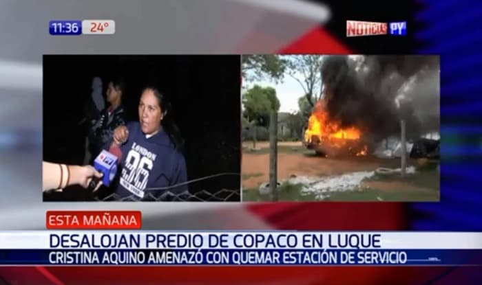 Ocupantes trataron de incendiar surtidor, revela video