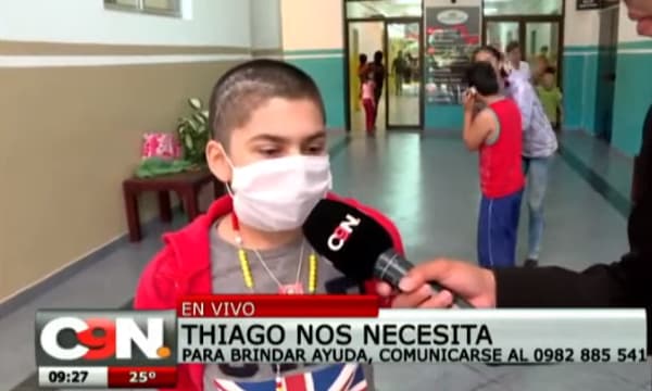 Niño con tumor en el cerebro solicita ayuda