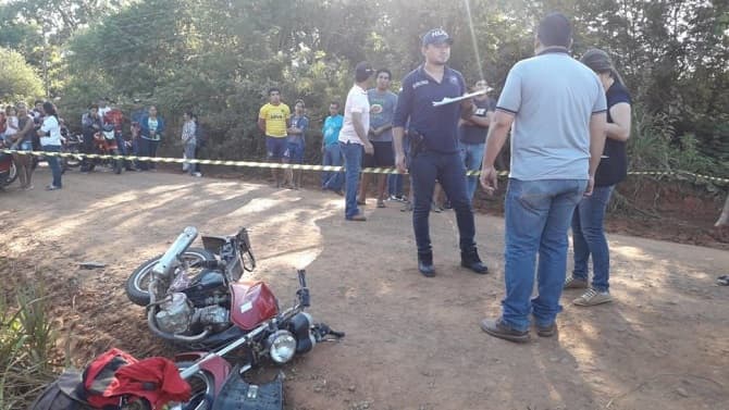 Niña muere en accidente de motocicleta