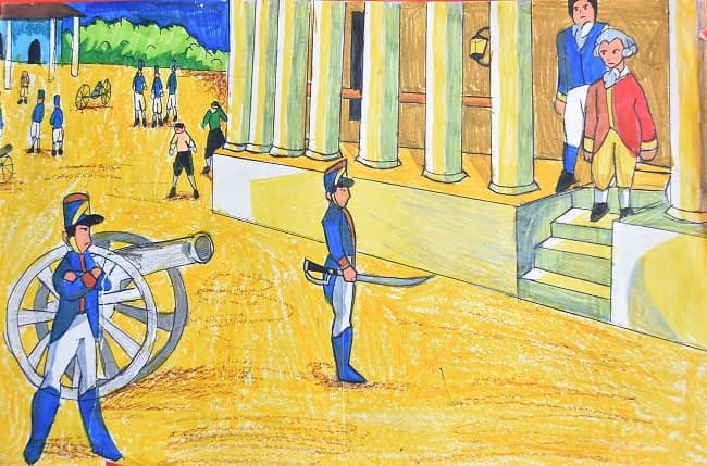 Niño damnificado muestra su arte y apela a la solidaridad