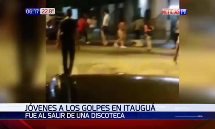 Batalla campal en inmediaciones de discoteca en Itauguá