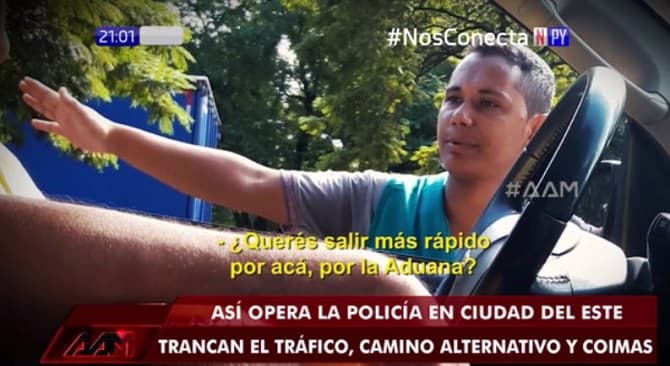 Caminera desconoce sistema de recaudación paralela en el este