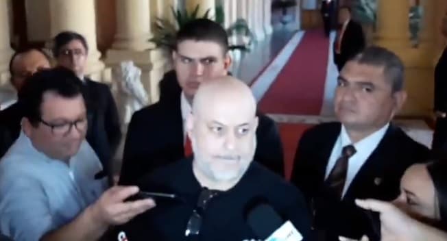 Así fue la custodia sobre Payo Cubas en el Palacio