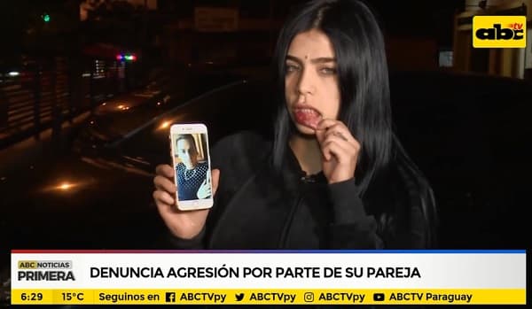 Mujer denuncia golpiza por no querer entregar el celular a su pareja
