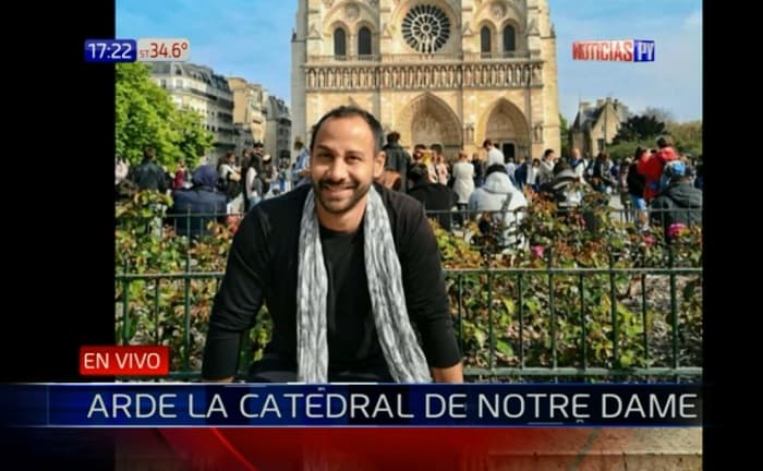Diseñador paraguayo relata lo que pasó en la Catedral de Notre Dame