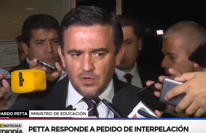 Piden interpelar a Petta por mal desempeño de sus funciones
