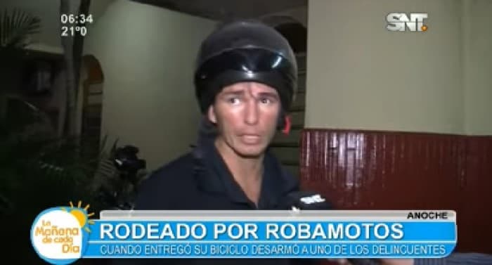 Hombre sufre golpiza en intento de robo