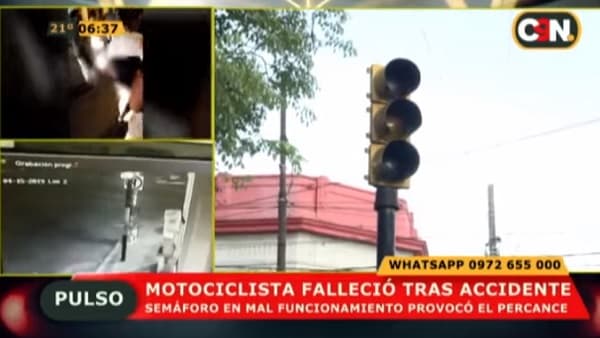 Semáforo fuera de servicio causa fatal accidente
