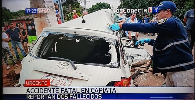 Accidente deja dos muertos en Capiatá
