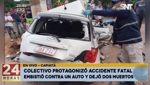 Se entrega conductor de bus que mató a dos personas