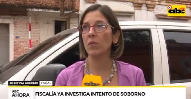 Fiscalía investigará denuncia de intento de soborno