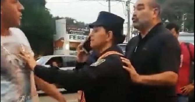 Chilavert protagoniza gresca con chofer de ómnibus