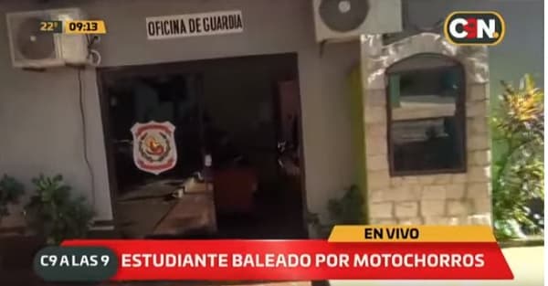 Motochorros balean a estudiante en Presidente Franco