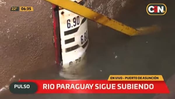 Nivel del río sube y se anuncian más lluvias