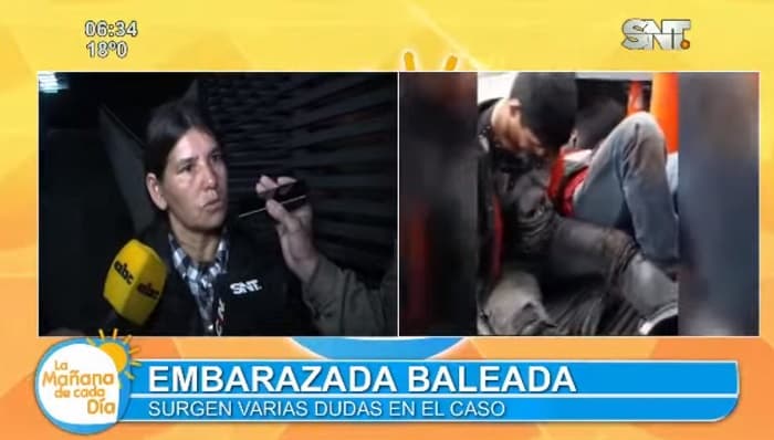 Madre de embarazada baleada vincula a pareja de su hija con asalto
