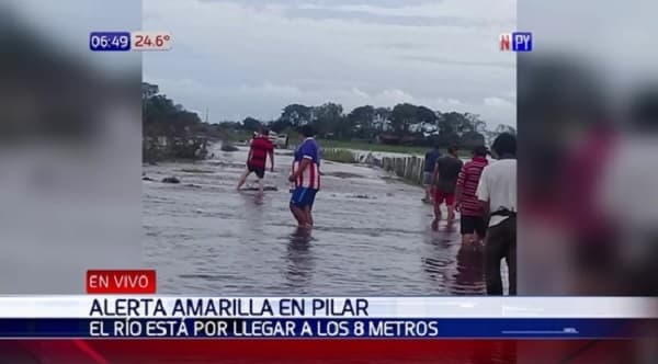 Pilar se encuentra bajo alerta amarilla