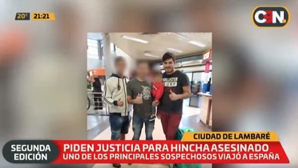 Omisión de Fiscalía permitió viaje de sospechoso de crimen de hincha, denuncian