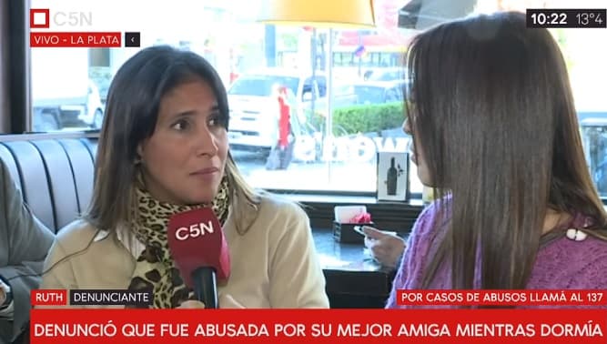 Mujer denuncia que fue abusada por su amiga