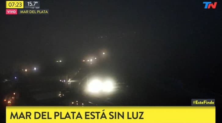 Corte de energía en Argentina también afectó a Santiago y Ayolas