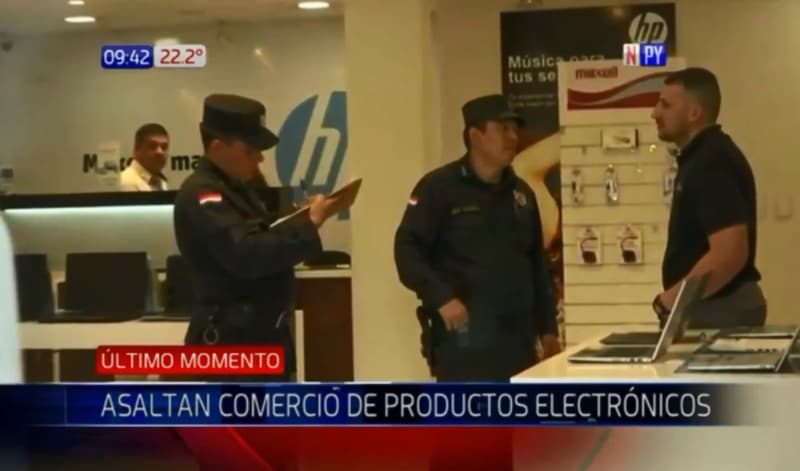 Asalto en barrio residencial deja un guardia herido