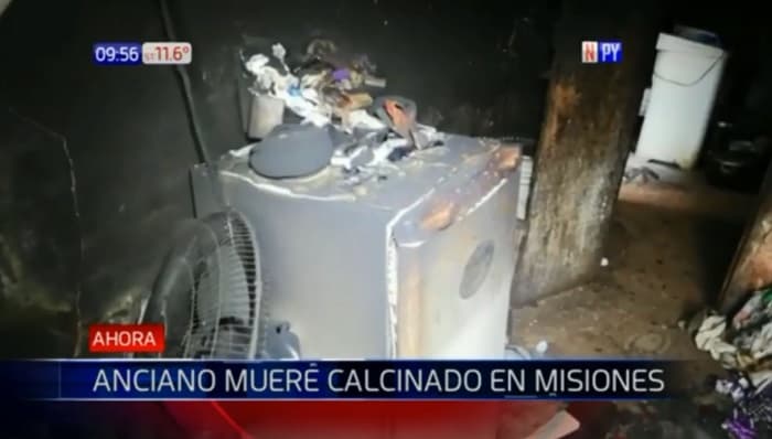 Anciano muere calcinado en su vivienda