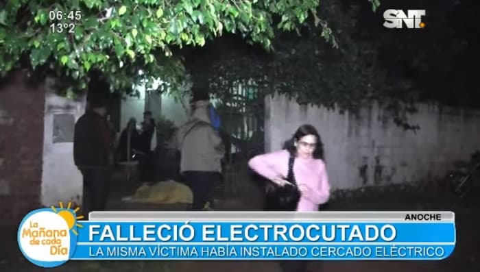 Hombre muere electrocutado por su cerco eléctrico