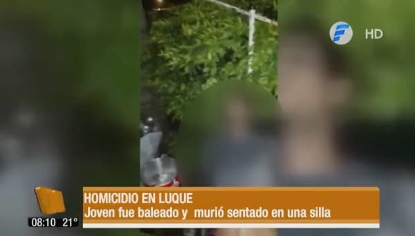 Joven muere baleado en Luque