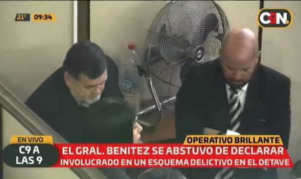 General Benítez se abstiene de declarar ante la Fiscalía