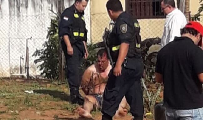 Policía balea a hombre que violentó a su pareja