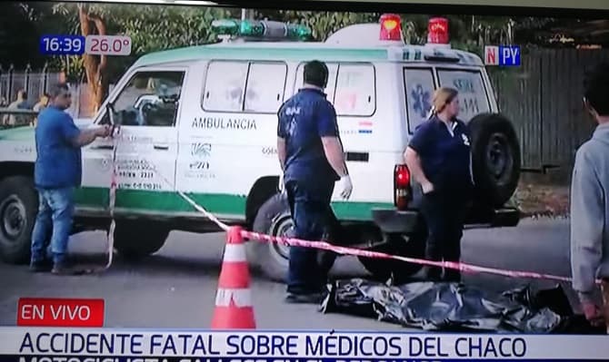 Joven muere en accidente de motocicleta sobre avenida capitalina