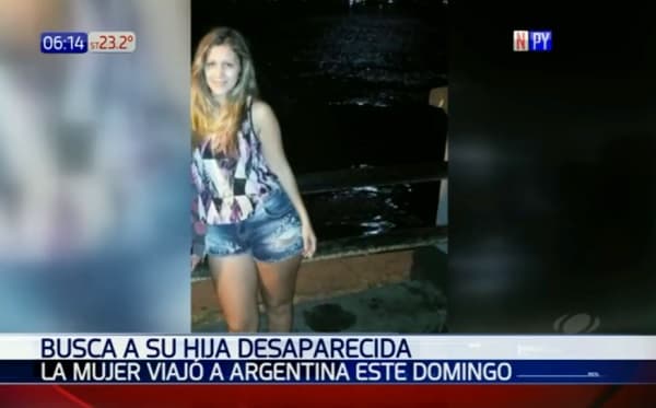 Madre desaparece en Argentina, denuncian familiares