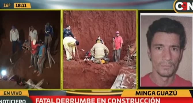 Trabajador muere tras derrumbe de una construcción