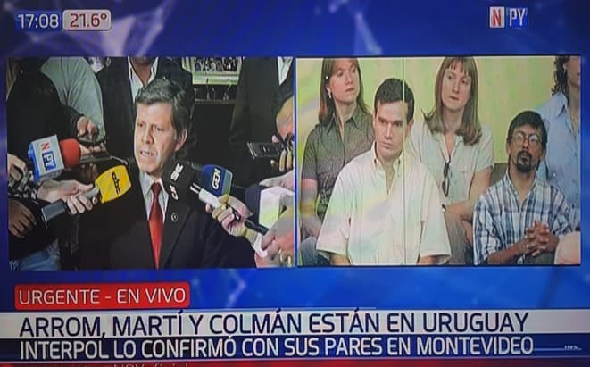 Interpol confirma que prófugos están en Uruguay