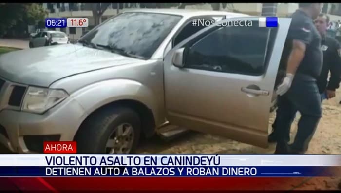 A tiros, desconocidos se llevan G. 87 millones en Canindeyú