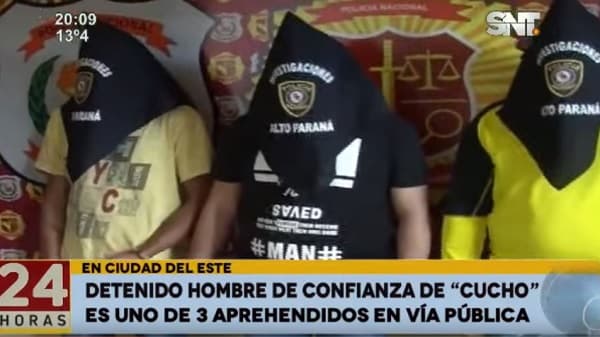 Policía dice haber capturado a hombre de confianza de Cucho