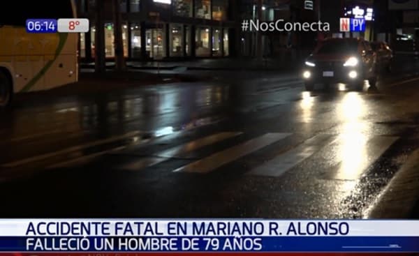 Atropellan y matan a anciano en Mariano Roque Alonso
