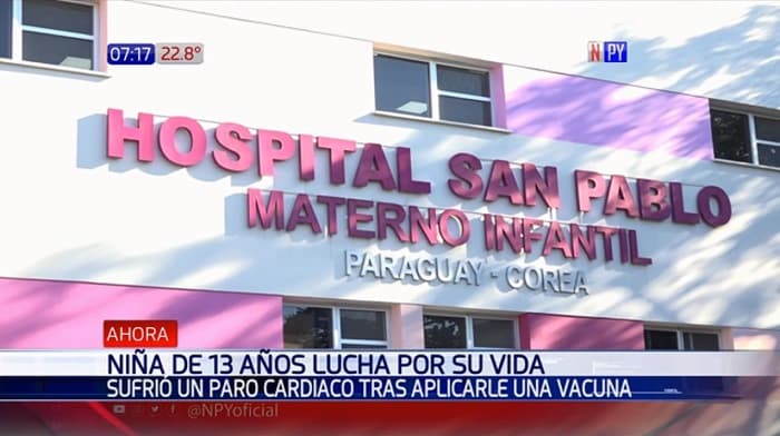 Niña está grave luego de recibir medicamentos en hospital público