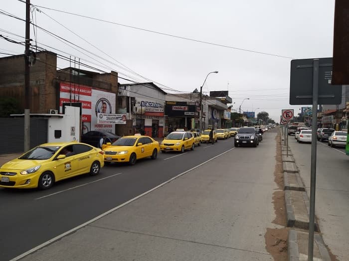 Estas son las zonas afectadas por la movilización de taxistas